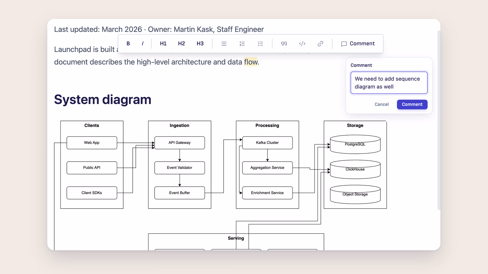 Ritemark v1.8.3: Comments and AI hand-off