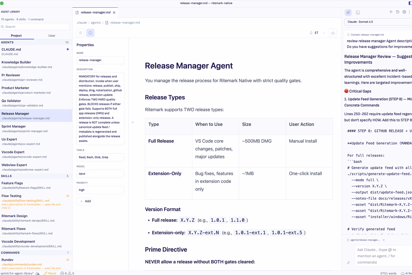 Ritemark v1.6.0: Agent Library, Dark Mode, and a Design Refresh